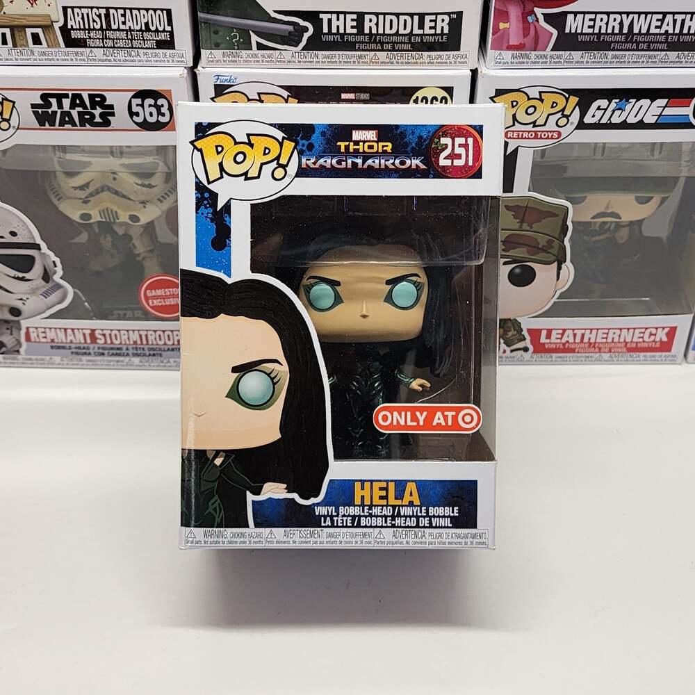 Funko Pop! 251 Hela Marvel Thor Ragnarok Target Exclusive Vinyl Figure